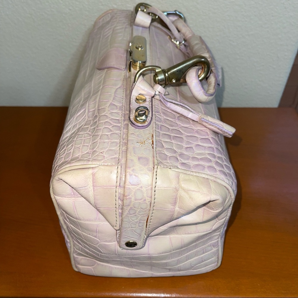 Dooney & Bourke Light Lavender Nile doctor bag satchel
